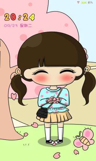 可愛小希主題動態(tài)桌面鎖屏 v5.4 安卓版 1