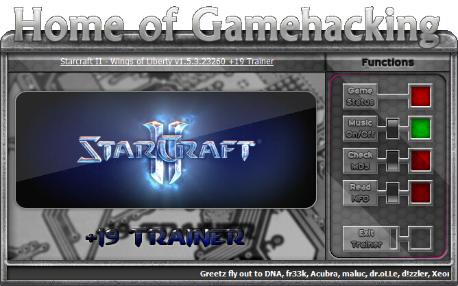 星際爭(zhēng)霸2十九項(xiàng)修改器 v3.0 綠色版 0