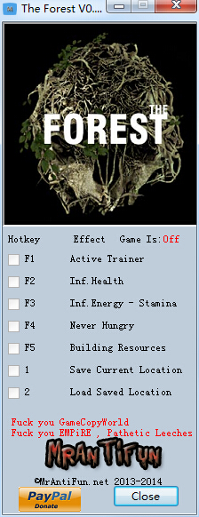 迷失森林修改器 v0.2 綠色版 0