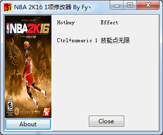 NBA2K16無限技能點(diǎn)修改器 綠色版 0