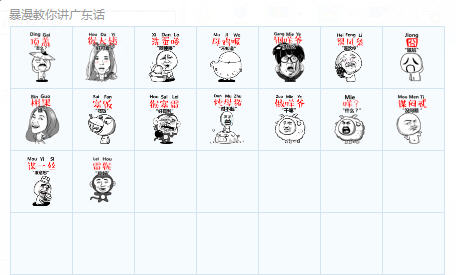 暴漫教你講廣東話qq表情包 eif 動(dòng)態(tài)版 0