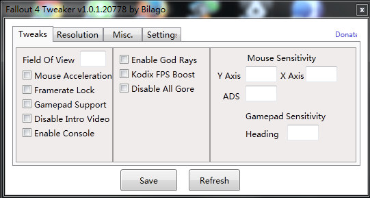 輻射4游戲視角修改器