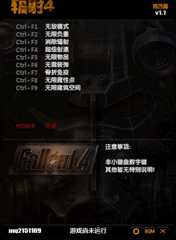 輻射4九項(xiàng)修改器