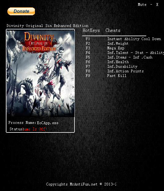 神界3原罪加強(qiáng)版修改器 +9 v2.0.99.676 綠色版 0
