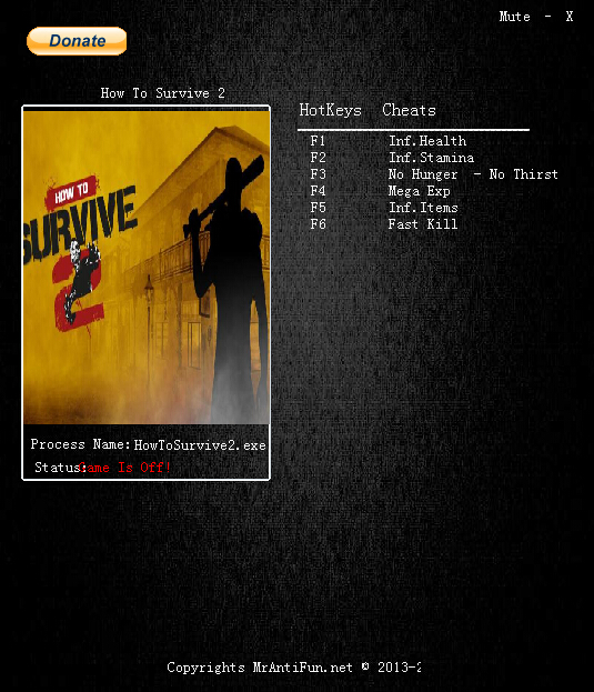 生存指南2七項(xiàng)修改器 v151029 綠色版 0