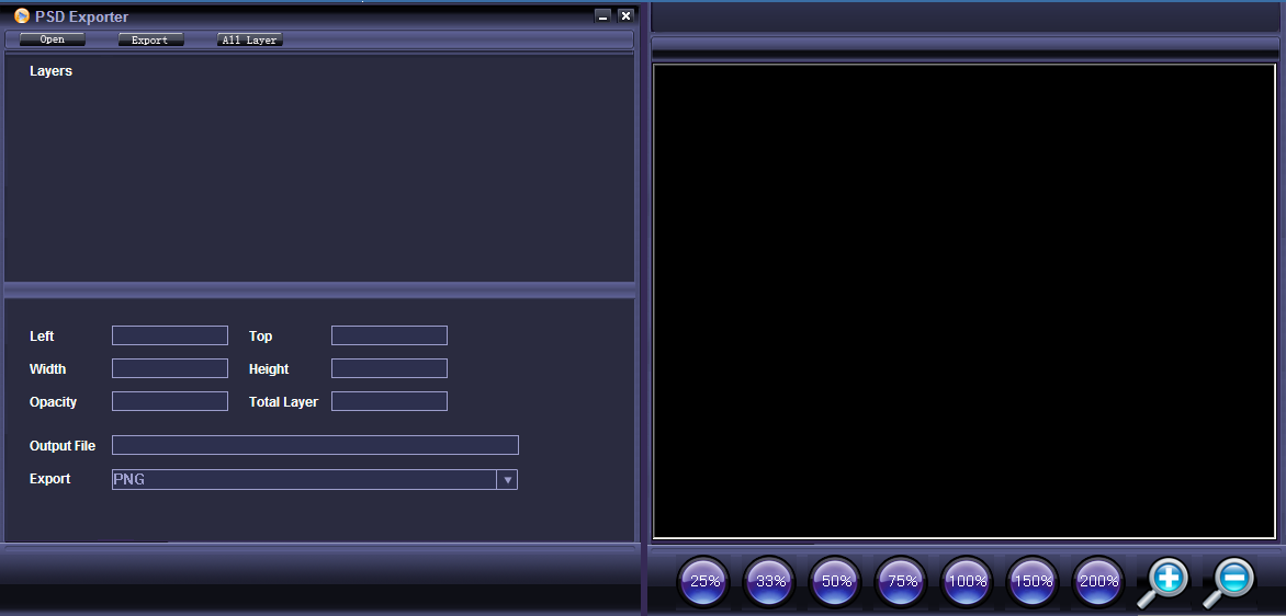 psd exporter psd轉(zhuǎn)png工具下載