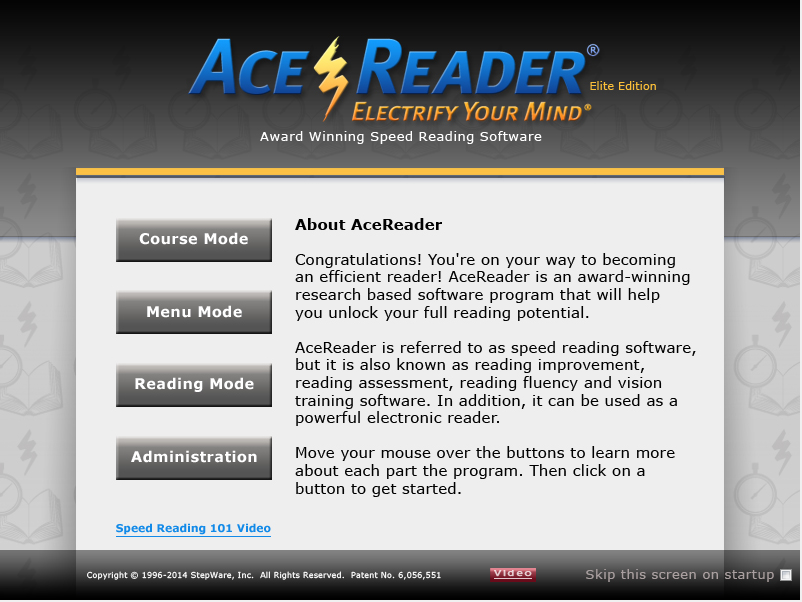 AceReader elite閱讀訓(xùn)練軟件 v10.0.4  0