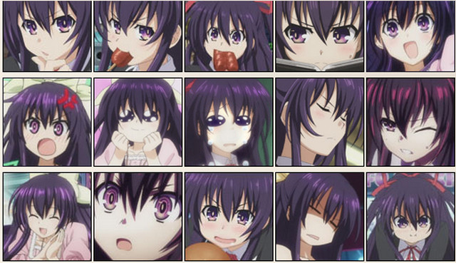 夜刀神十香QQ表情包 eif版 0