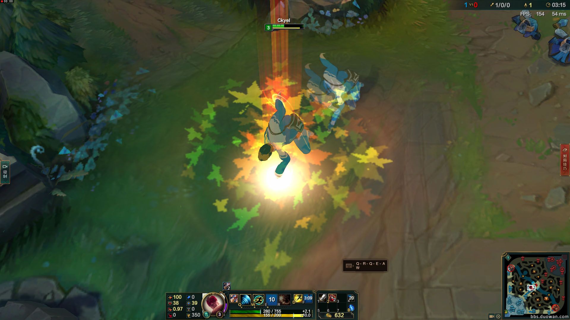 盲僧放學(xué)別走自制皮膚 綠色版 2