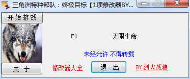 三角洲特種部隊(duì)7終極目標(biāo)修改器 +1 綠色版 0