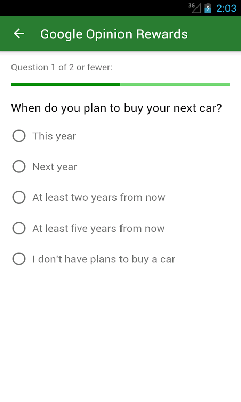 Google Opinion Rewards v20151016 安卓版 1