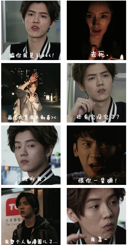 我是證人鹿晗動態(tài)qq表情包  0