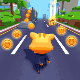 貓咪跑酷飛行冒險游戲最新版