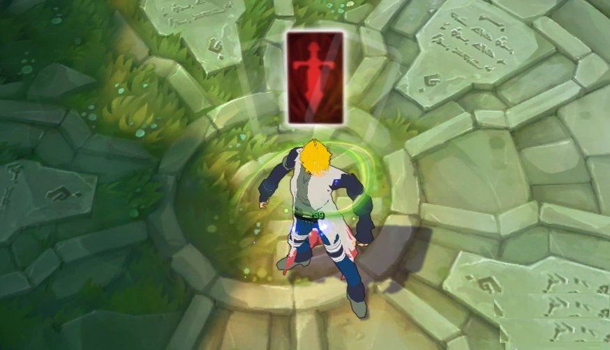 lol卡牌波風(fēng)水門自制皮膚 綠色版_附皮膚掛載教程 1