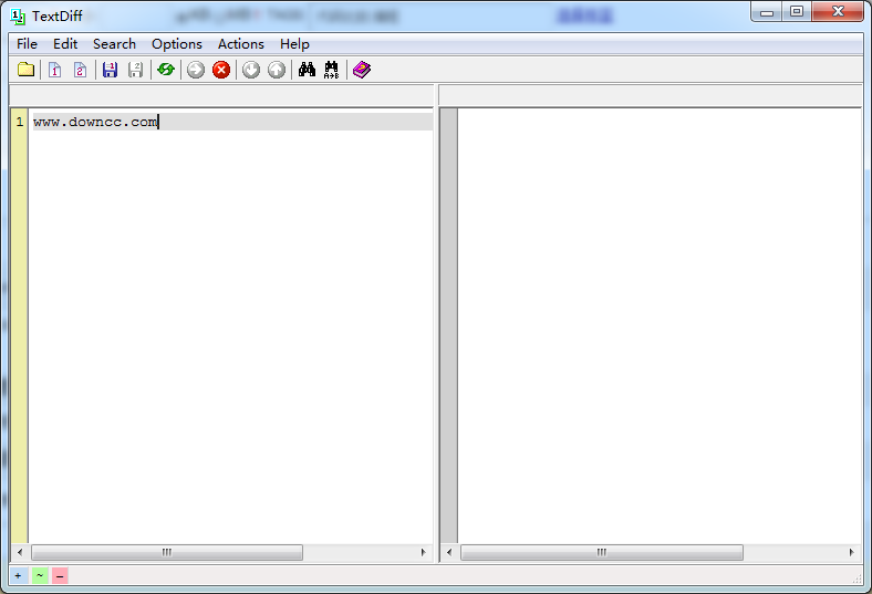 TextDiff(文本比較工具) v4.6 綠色版 0