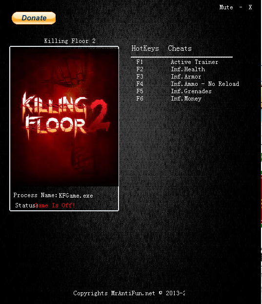 殺戮空間2五項(xiàng)修改器 v1016 MrAntiFun版 0