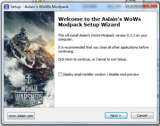 戰(zhàn)艦世界ModPack v0.3.3 一鍵安裝版 0