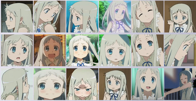 本間芽衣子qq表情包  0