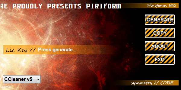 Piriform系列注冊碼生成工具 綠色版 0