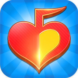 紅五兩副牌三打一游戲