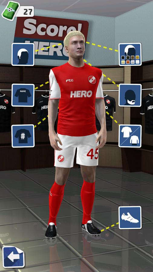 足球英雄中文修改版(score hero) v2.22 安卓無限體力版 3