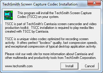 tscc解碼器(tscc.exe) for win7/xp 32&64位 綠色免費版 0