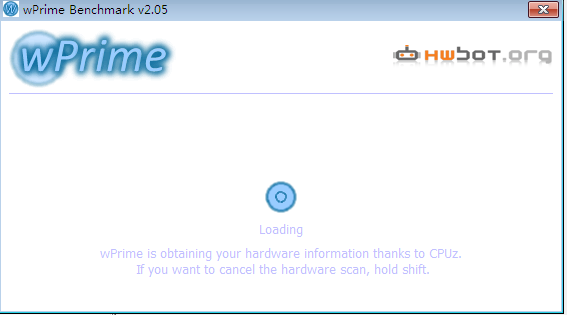 wPrime(cpu測試) v2.05 綠色版 0