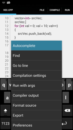 C++編譯器(C4droid) v4.97 安卓版 0