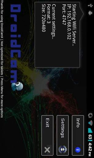 DroidcamX(手機(jī)攝像頭變身電腦端) v1.4.2 安卓漢化版 0