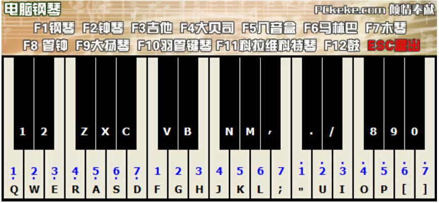 克克電腦鋼琴 v1.2 官方版 0