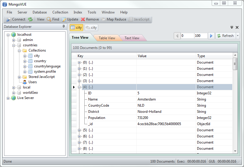 MongoVUE(MongoDB客戶(hù)端工具) v1.6.9 官方特別版 0