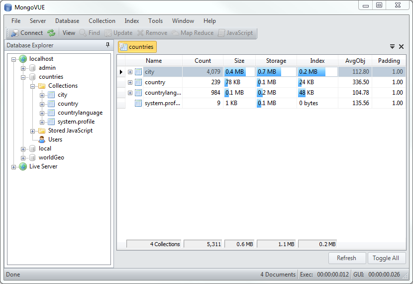 MongoVUE(MongoDB客戶(hù)端工具) v1.6.9 官方特別版 1