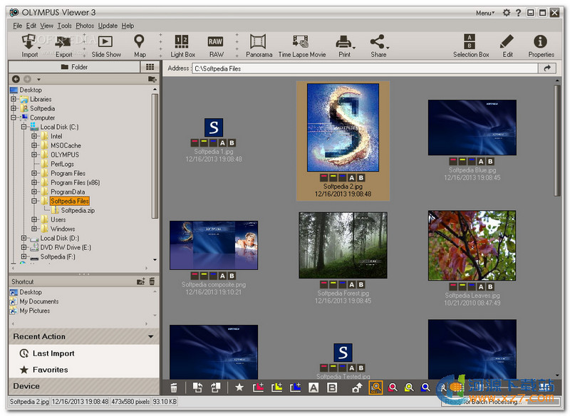 Olympus Viewer(奧林巴斯相片處理) v3 1.4.2 官方版_圖像編輯器 0
