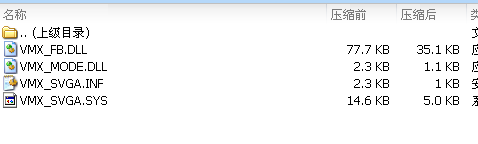 虛擬機(jī)D3D顯卡驅(qū)動(dòng) vmware svga ii.rar