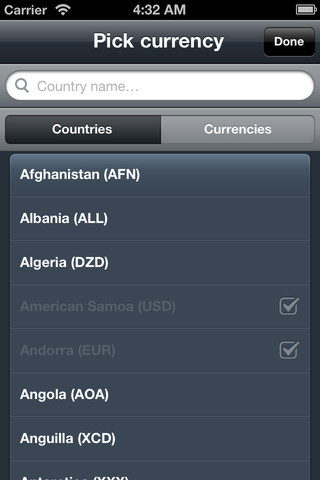 實時匯率轉(zhuǎn)換蘋果版 v1.1 iphone手機版 0