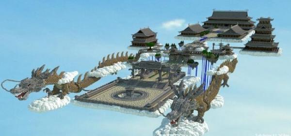 我的世界天玉龍閣地圖存檔 綠色版 0