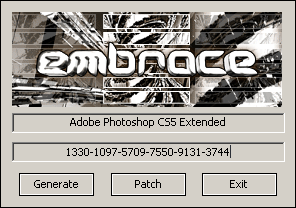 ps CS5 Extended注冊(cè)機(jī)