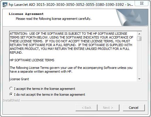 惠普hp3015打印機(jī)驅(qū)動(dòng) for xp v4.1.100 安裝版 0