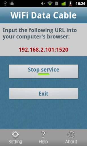 WiFi無(wú)線數(shù)據(jù)線 v1.1 安卓版 2