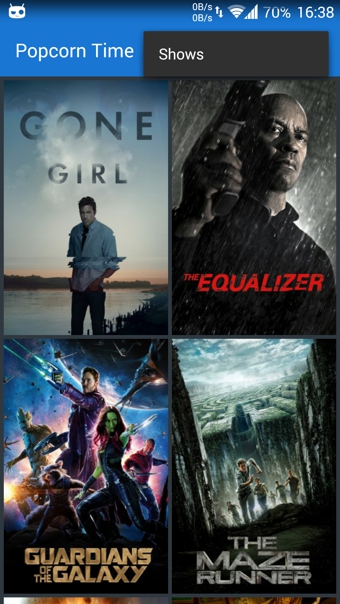 popcorn time(播放器) v1.0.1 安卓版 1