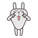 屌丝兔脑残主题qq表情包合集_7