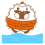 胖胖羊害怕專題QQ表情包_2