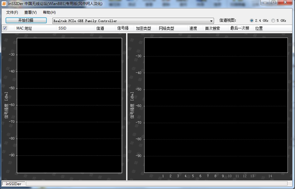 inssider漢化版(WiFi檢測器) v1.2.0.708 綠色版 0