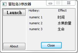 FC冒險島3金手指修改器 +3無敵版 0