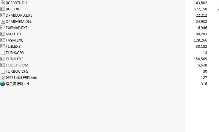 Borland c 3.1精簡(jiǎn)版 v3.1 官方版_支持64位 0