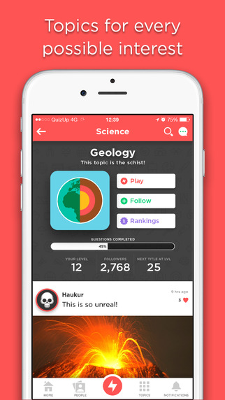QuizUp iphone版((知識(shí)競(jìng)猜)) v2.0.1 蘋果手機(jī)版 0
