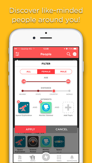 QuizUp iphone版((知識(shí)競(jìng)猜)) v2.0.1 蘋果手機(jī)版 2