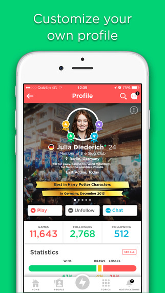 QuizUp iphone版((知識(shí)競(jìng)猜)) v2.0.1 蘋果手機(jī)版 3