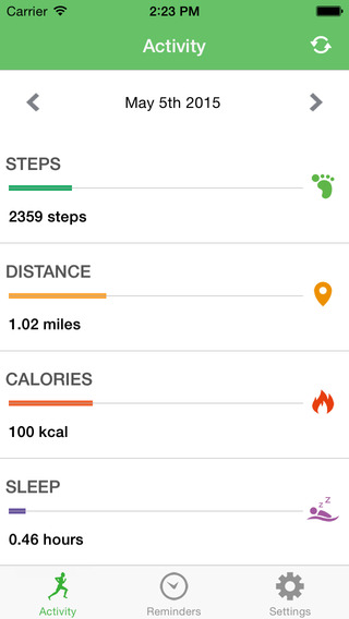 樂康手環(huán)安卓客戶端(lefit) v1.0.2 安卓版_原動(dòng)動(dòng)手環(huán) 2