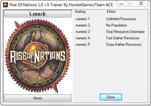 帝國時代4國家崛起修改器 v1.0 綠色版_5項屬性修改 0